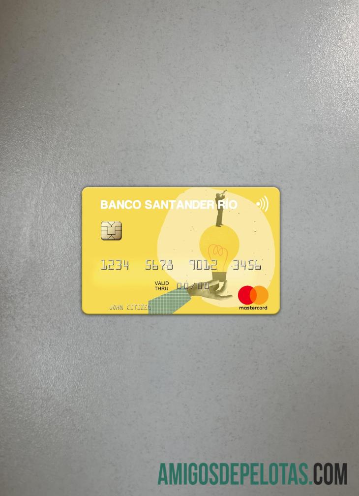 Argentina Banco Santander Río Mastercard Photolook Frente modelo